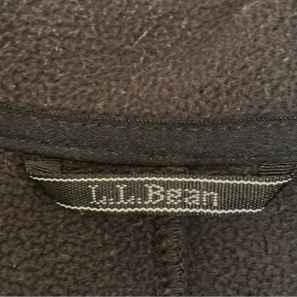 L.L. Bean Women's Fleece Lined Soft Shell Jacket Windbreaker Black Small - Picture 8 of 11